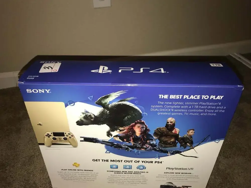 Sony PlayStation 4 PS4 1TB Slim Console Gold Edition CUH-2015B